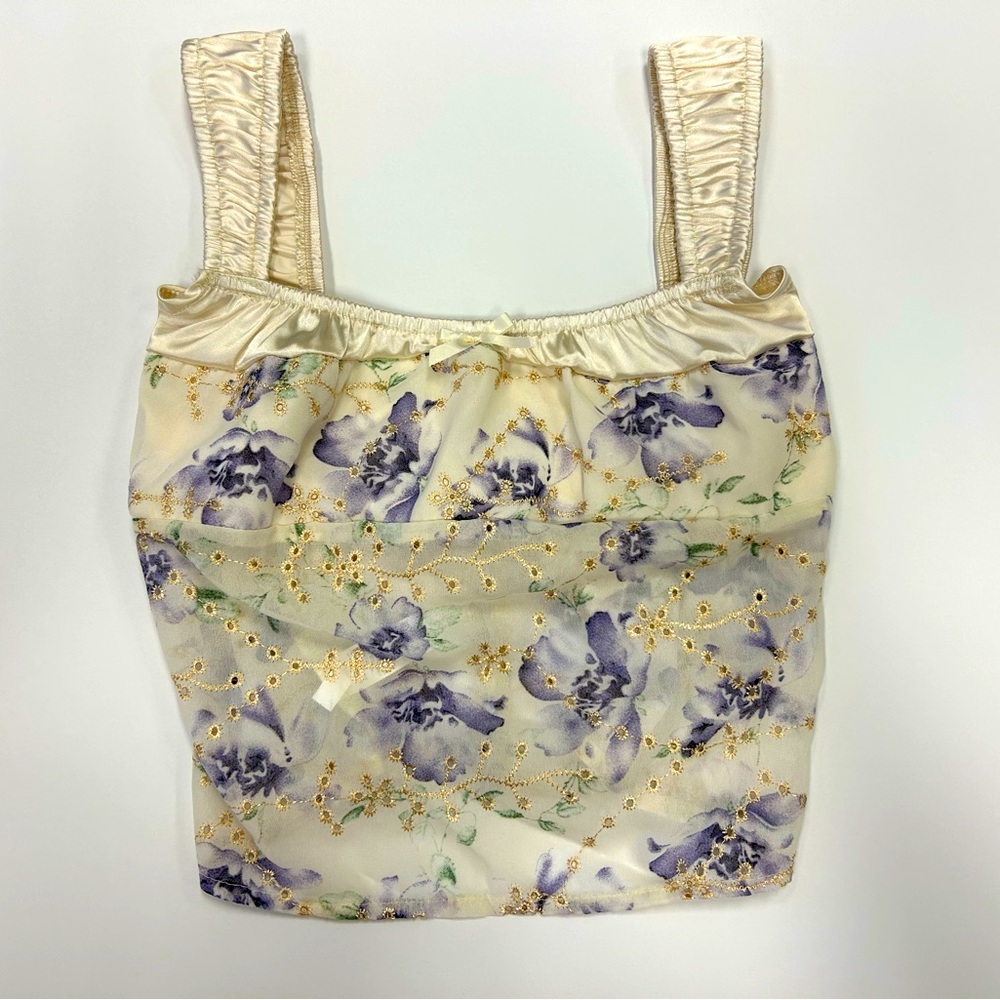 Floral bow top